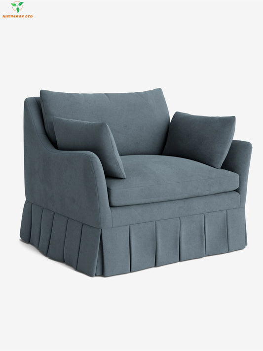 Tovira Pleated Upholstered Chair