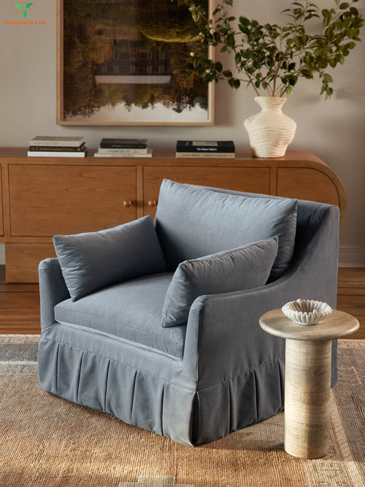 Tovira Pleated Upholstered Chair